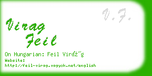 virag feil business card